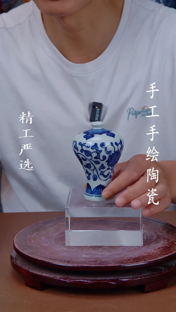 瓶景德镇手工手绘陶瓷摆件17