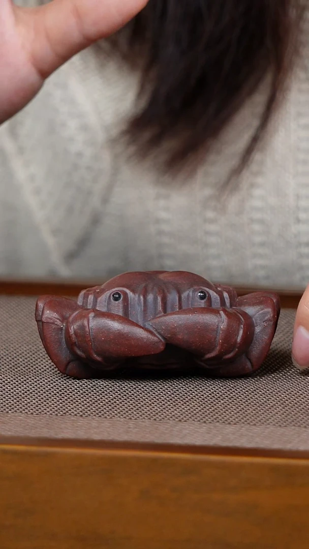 紫砂宜兴紫砂螃蟹