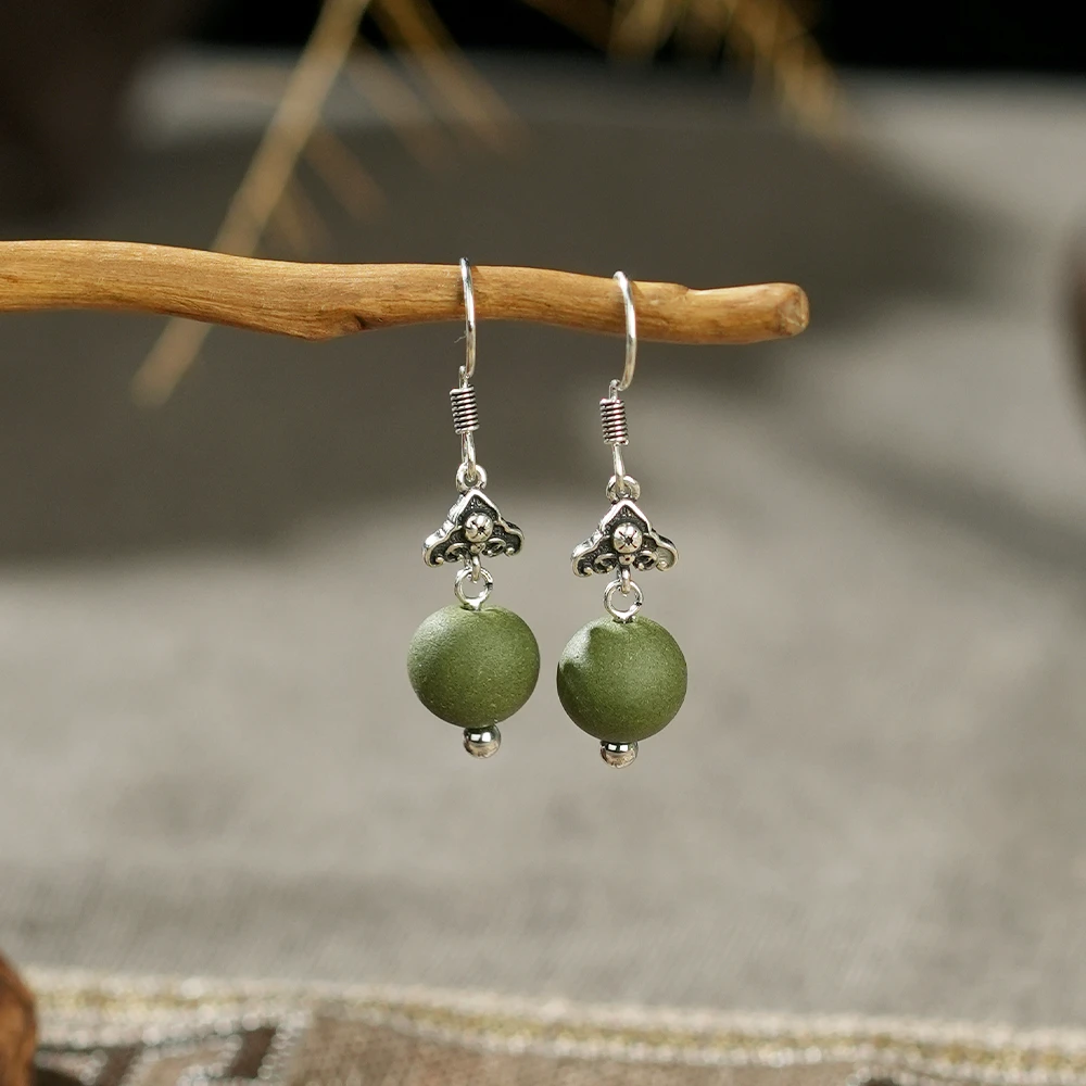 二苏旧局合香珠10mm耳环款