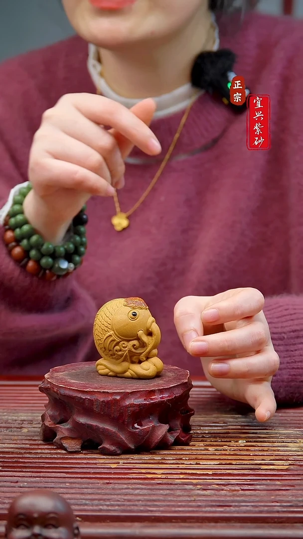 紫砂茶宠宜兴紫砂茶宠摆件