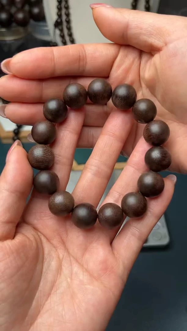 【闪购商品】沉香手串富森红土沉水级14mm