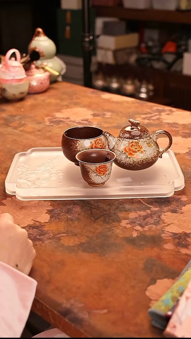陶瓷茶具（无礼盒无茶盘）@@A12230