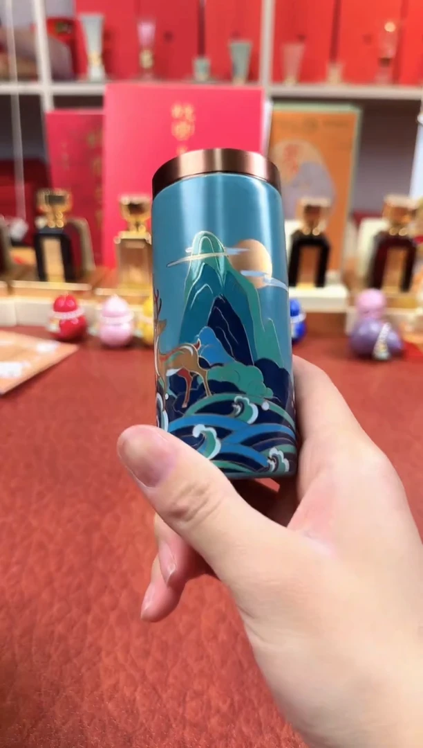 111111111111鹿鹤同春茶叶罐