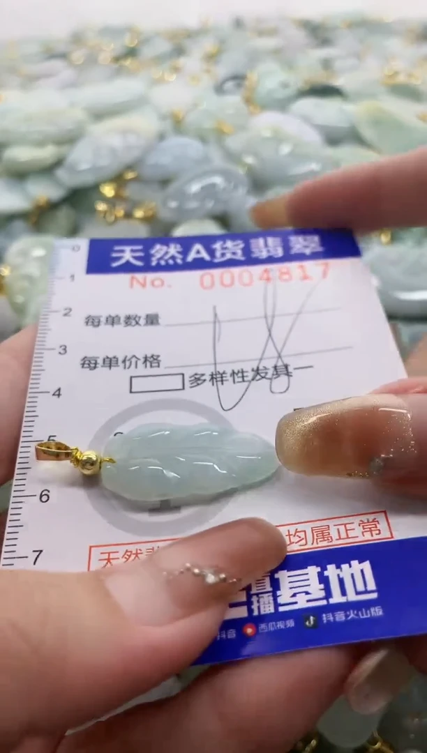 颈饰未镶嵌翡翠天然A货翡翠