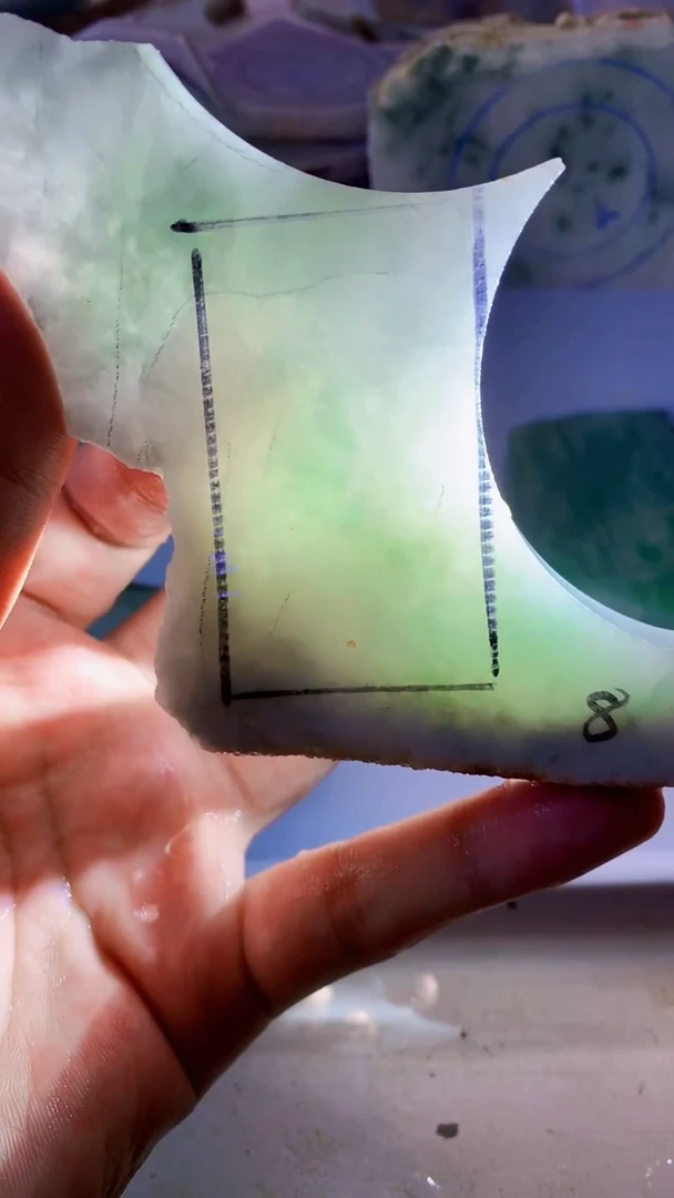 颈饰未镶嵌翡翠缅甸A货翡翠史965