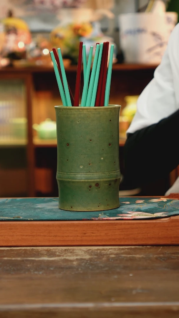 瓷片景德镇纯手工釉下彩精品茶具水杯