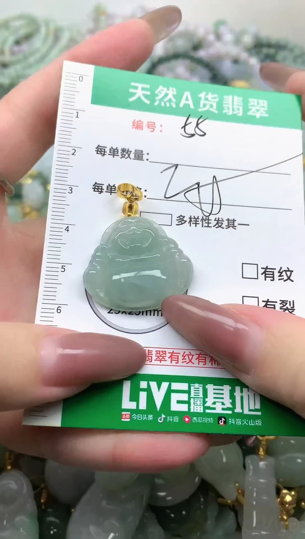 颈饰未镶嵌翡翠纯天然缅甸A货翡翠-55