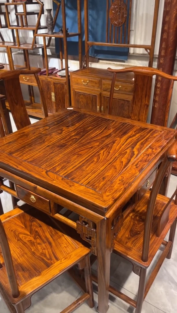 花梨木类贺*华花梨木 家具 改价 链接八仙桌 差价3000