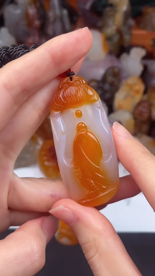 玛瑙/玉髓颈饰未镶嵌人****康AA