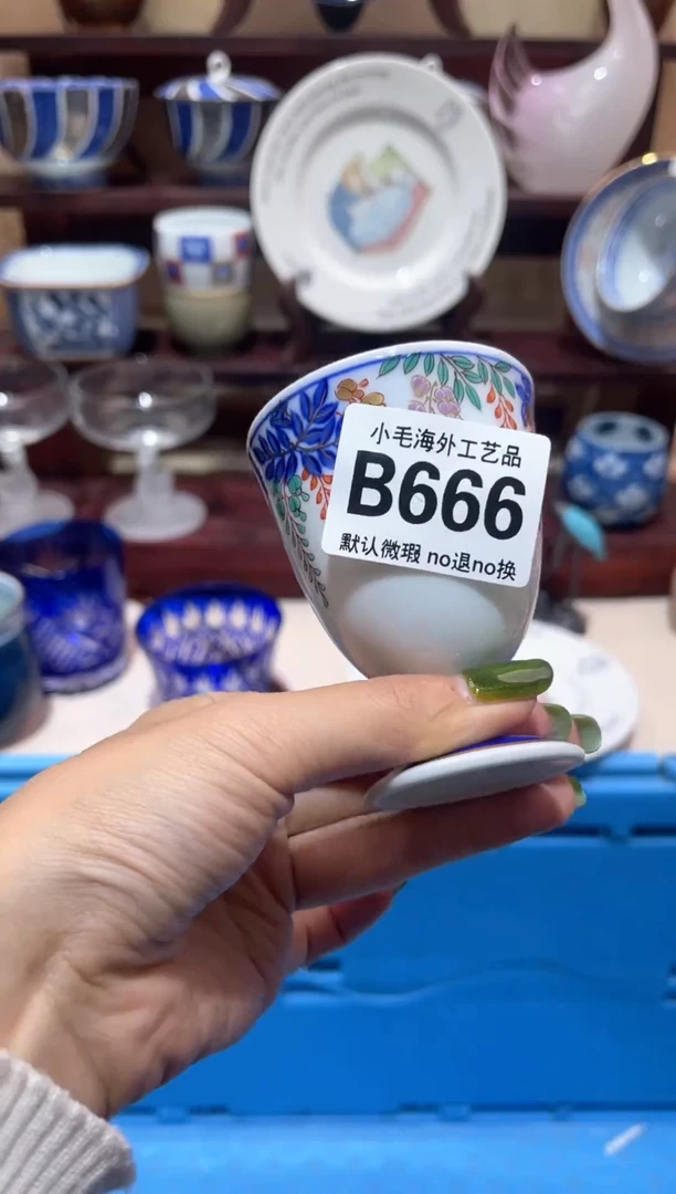 瓷片B****青        B666