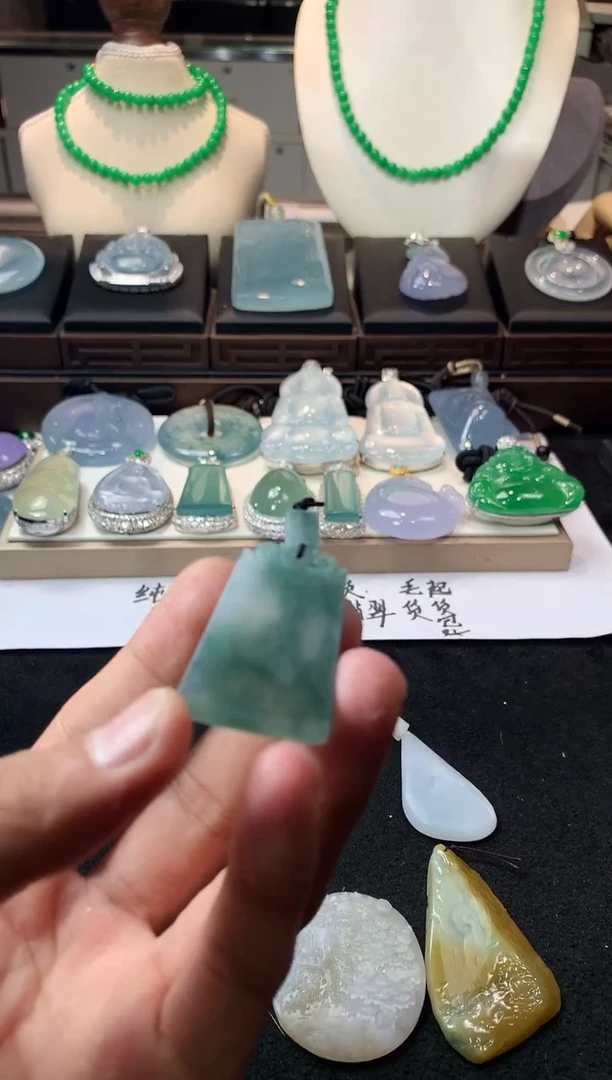 未镶嵌定制翡翠ଙ****এ  5016毛货不退不换