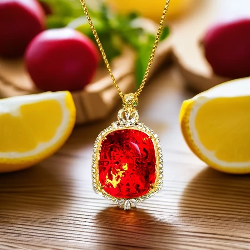 古B92顶奢缅古馆藏美丽首饰配礼盒配链子