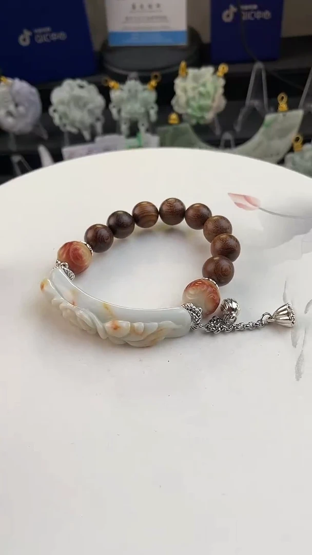 颈饰未镶嵌翡翠开*手工定制默认微瑕主播介绍为准