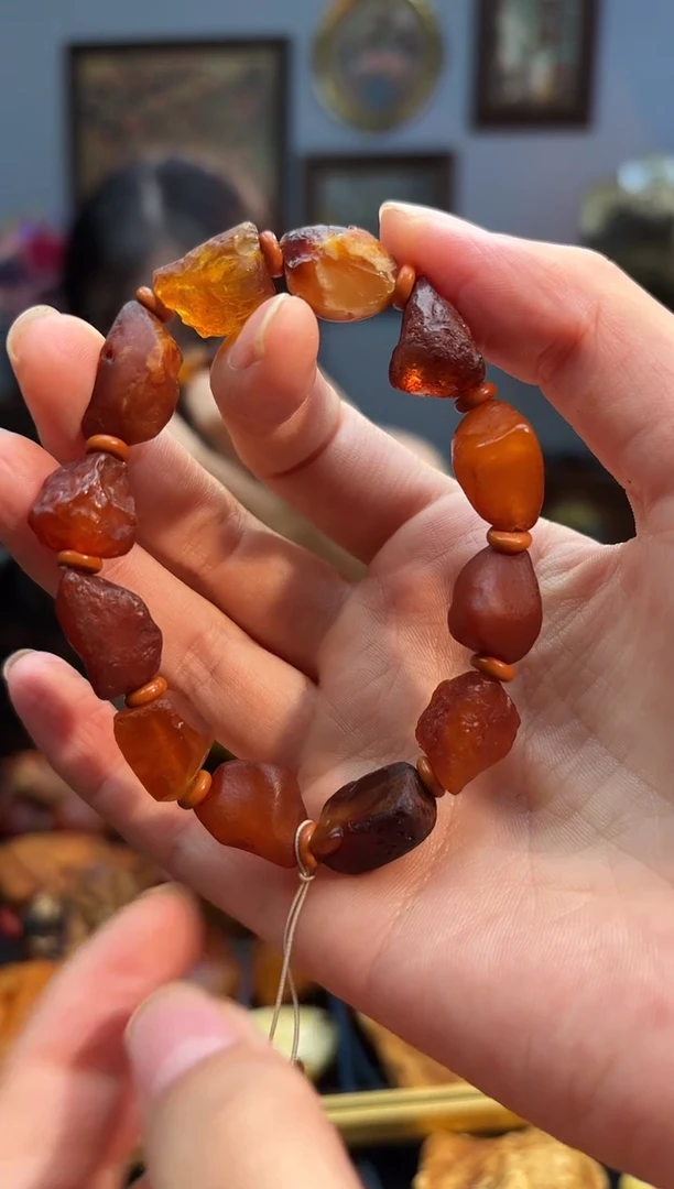 手串琥珀未镶嵌手串