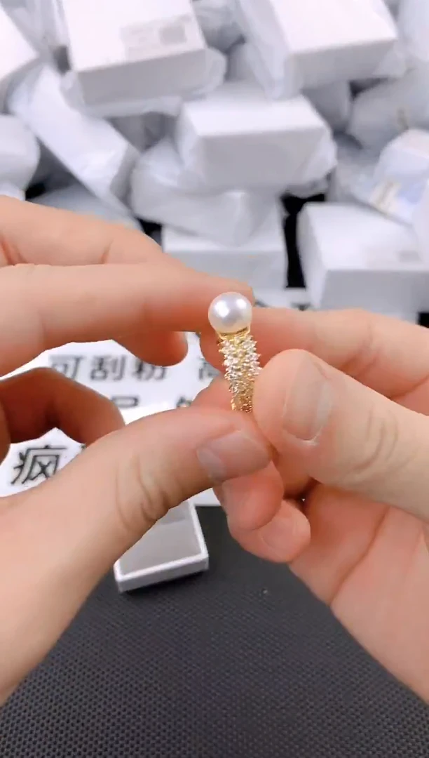 未镶嵌耳饰淡水珍珠jz1022