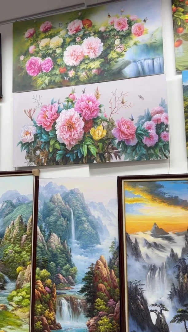 版画合**富定制 带框90*170
