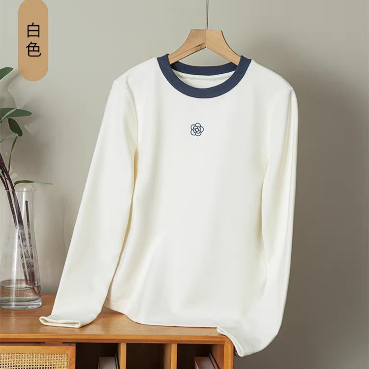 石墨烯撞色磨毛打底