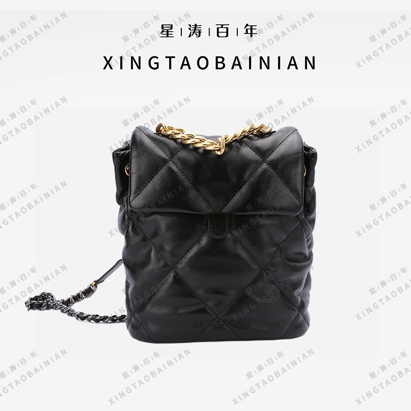 【百年星涛】时尚双肩女包34154