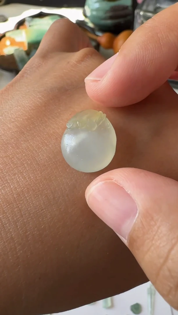 【闪购商品】定制翡翠未镶嵌钱袋子