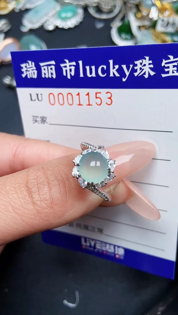 【闪购商品】翡翠颈饰银S925镶嵌1153