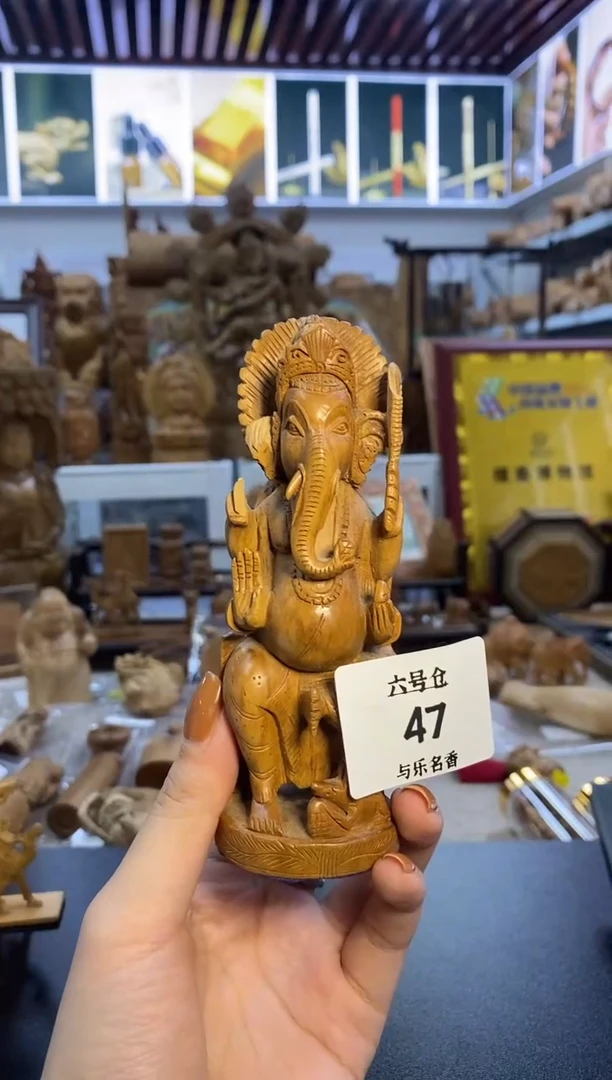 檀香木其他工艺品象神 70克 6号仓47