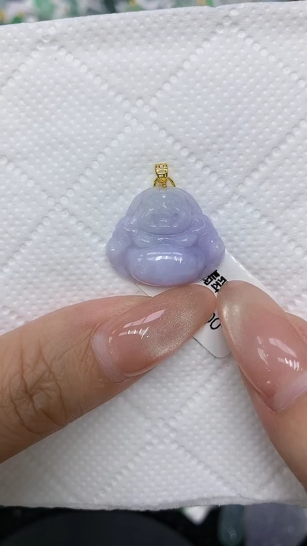 颈饰18K金镶嵌翡翠11111111111