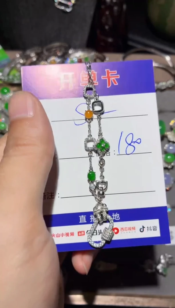 颈饰银S925镶嵌翡翠s****wsnow_now