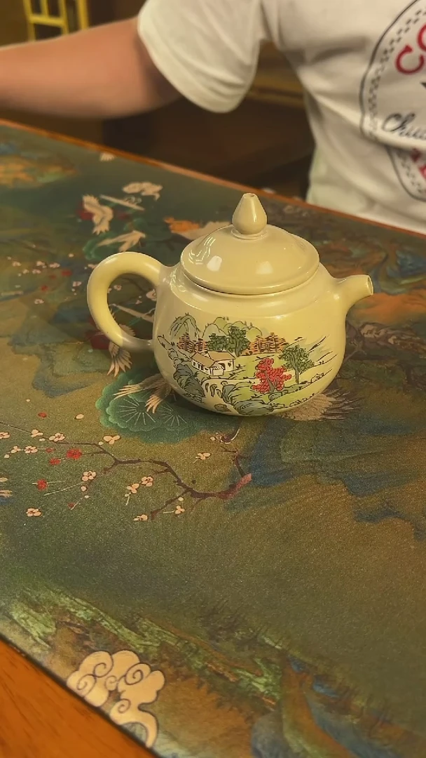 【陶点茶】建水紫陶 多道刻填 高亮 球孔 手工痕迹 2