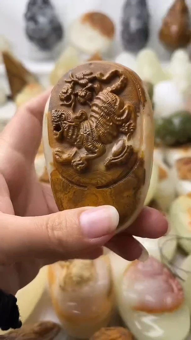 石材古青石棉纹正常不退换虎