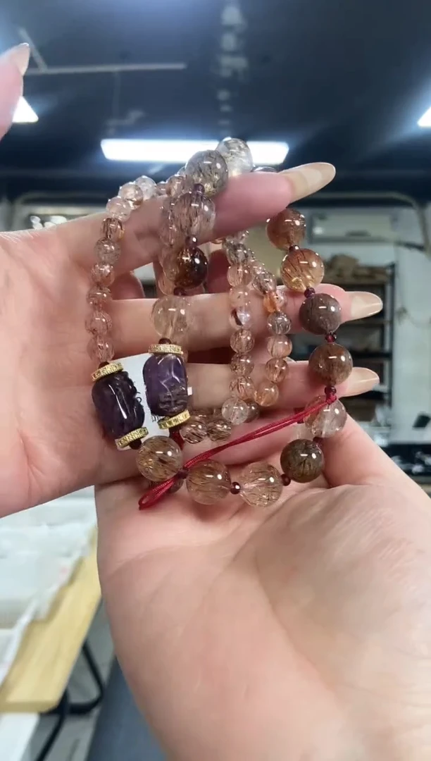 【闪购商品】水晶项链未镶嵌多样性发其一颜色微差