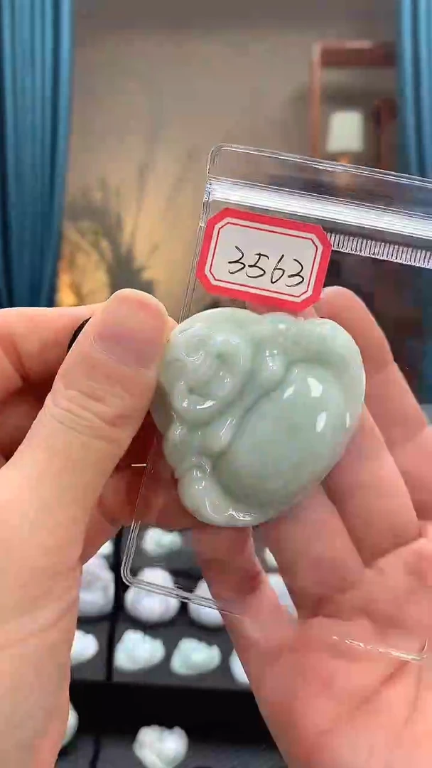 颈饰未镶嵌翡翠佛公3563