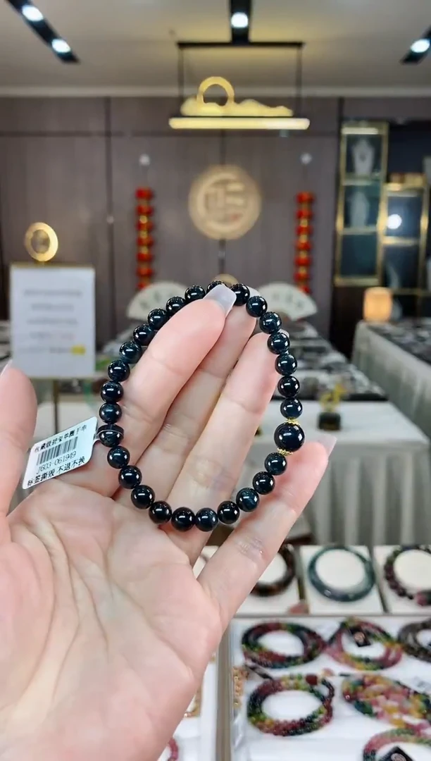 【闪购商品】碧玺单圈手串6mm+未镶嵌（多样性发一条）hon