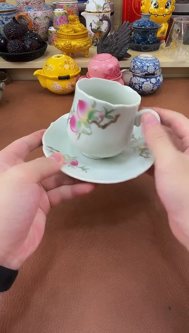 陶瓷茶具摆件旅行套组