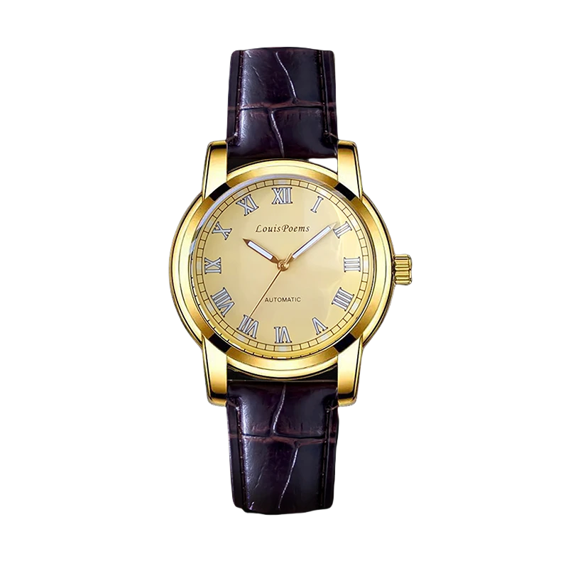 LA4691金壳金针款式潮流百搭时尚显气质个性高端腕表