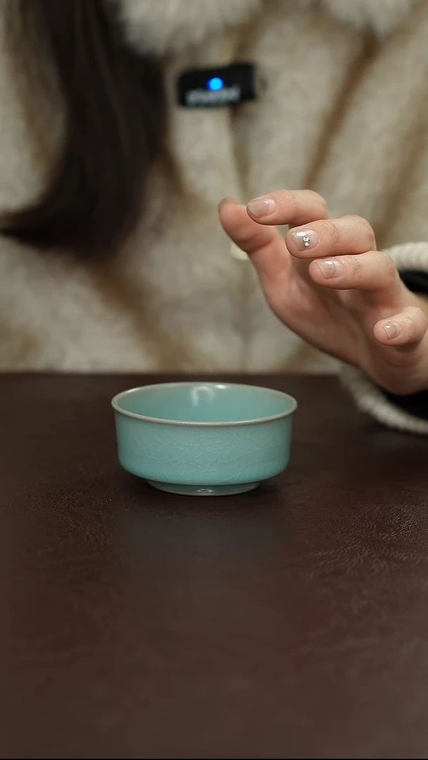 摆件陶原矿原釉汝宋汝瓷