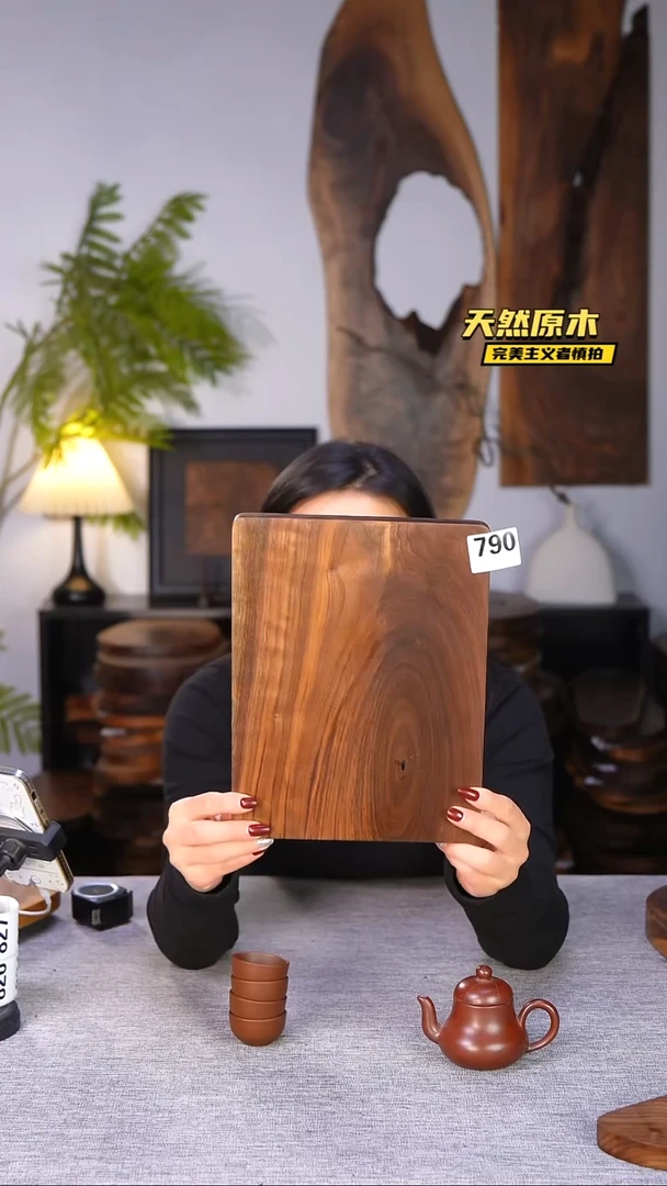 木北美黑胡桃原木.干裂疤结不属于商品质量问题完美主义者慎拍