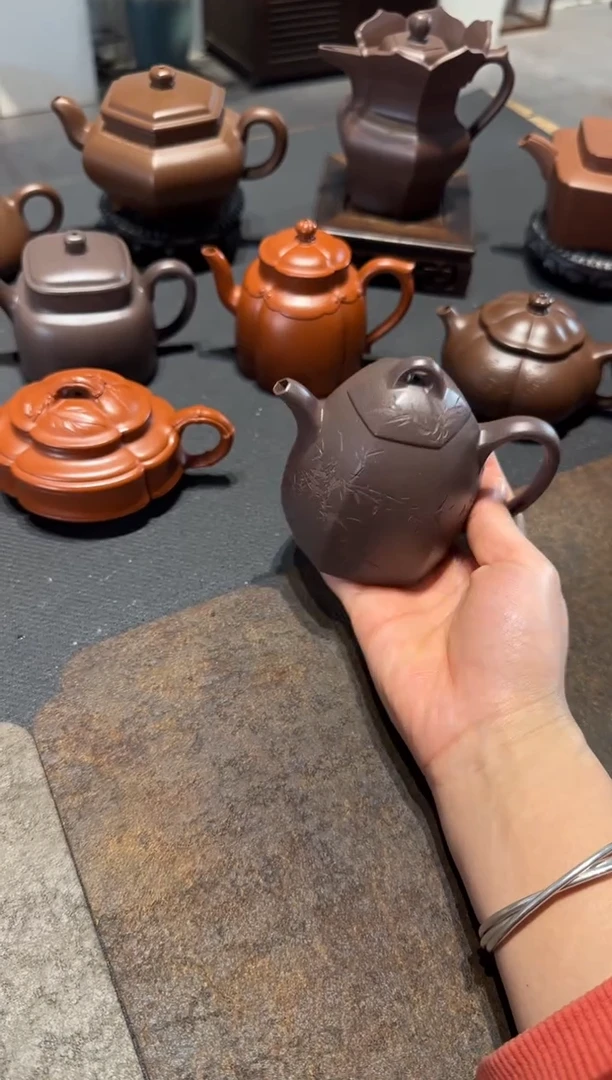 【闪购商品】紫砂茶壶六方秦权