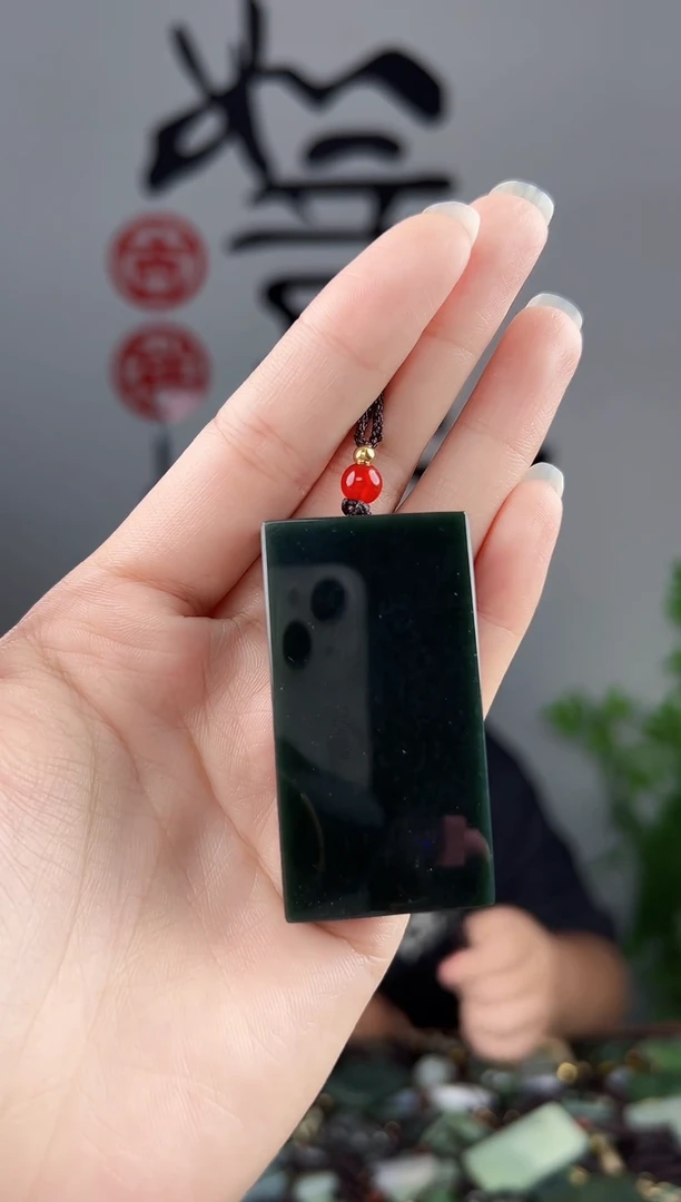 和田玉未镶嵌颈饰拍一发一，多样性发货