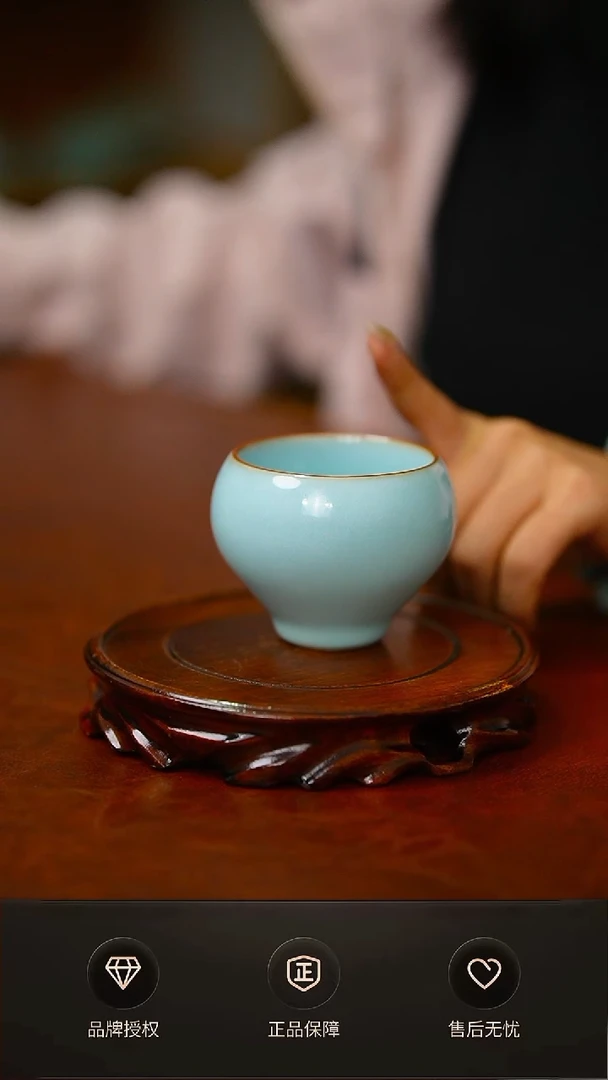 一级新品铜口大 鸡心杯 礼盒