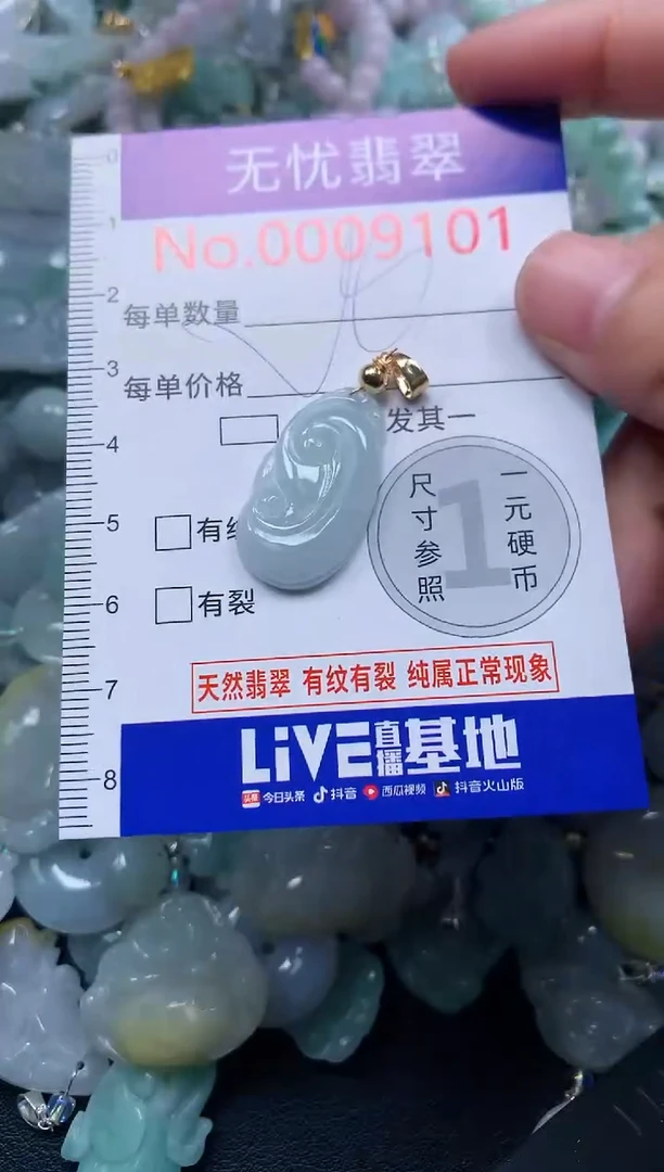 颈饰未镶嵌翡翠9101