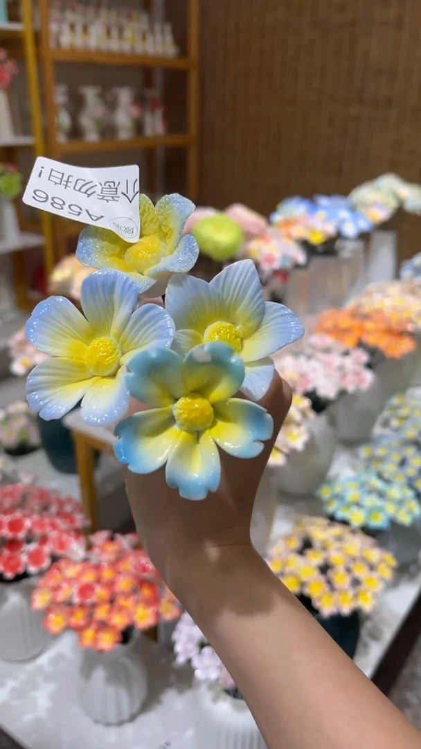 陶瓷花（微瑕-不退不换）-A586