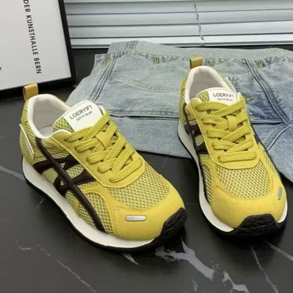 【苗姐衣橱】狂走不累~网面透气休闲阿甘鞋8975