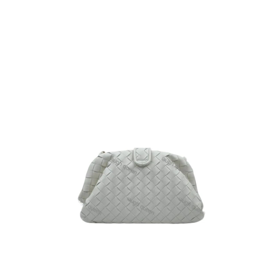 Laugh Queen手工打造真皮女士新款包 10600 白色 编织