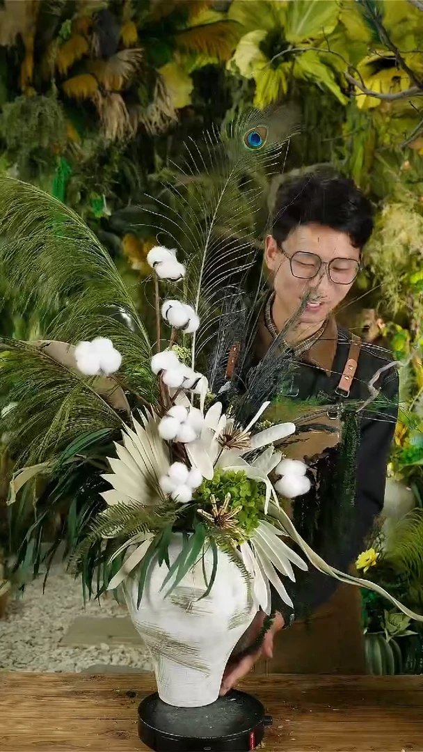 永生花一物一拍连花带瓶