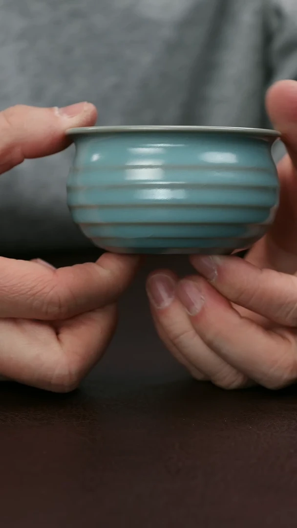 【闪购商品】其他汝官窑弦纹杯96