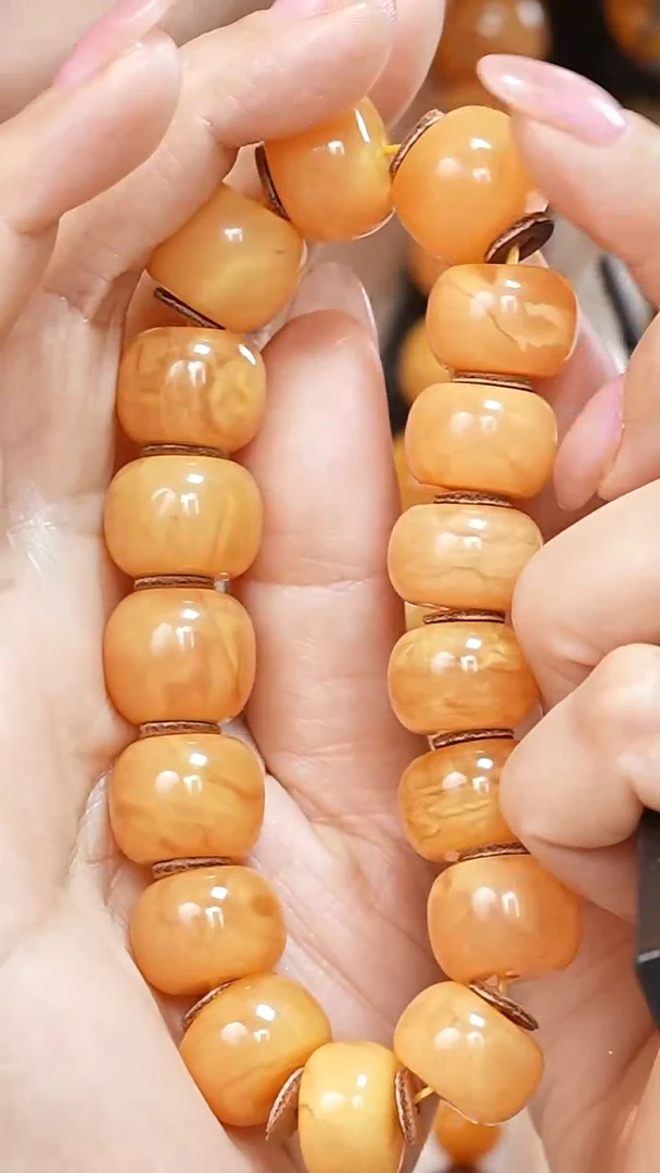蜜蜡颈饰未镶嵌222  6230天然蜜蜡珠宝奇石云端妖孽全部保真