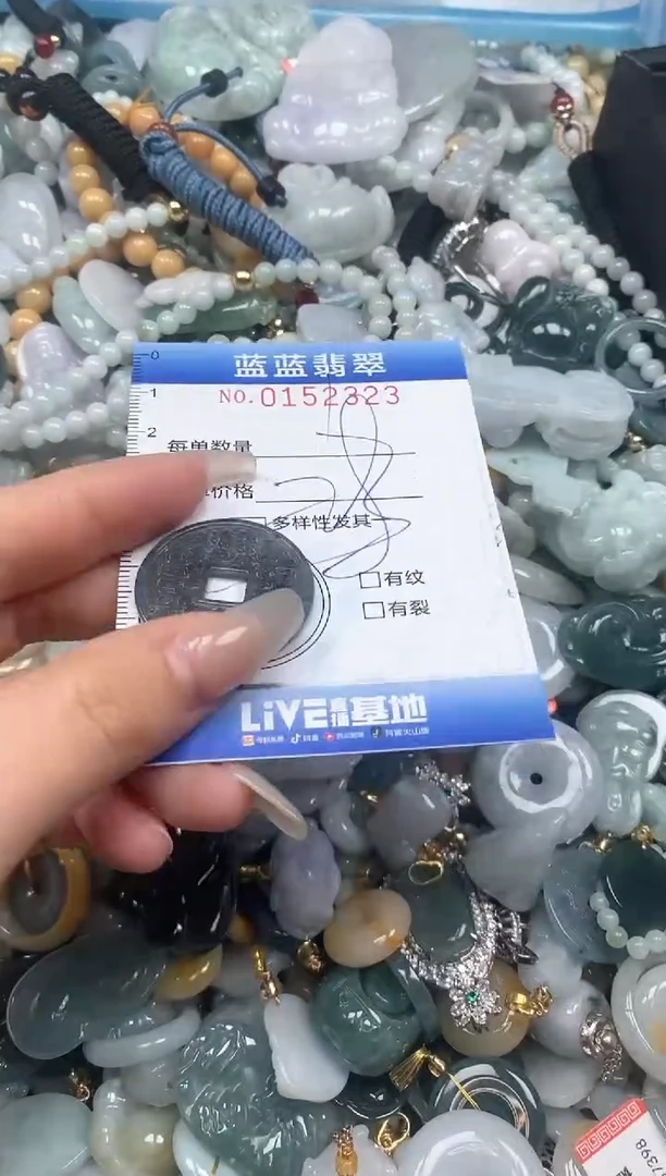 【闪购商品】翡翠颈饰未镶嵌闪购0152323多样性发其一