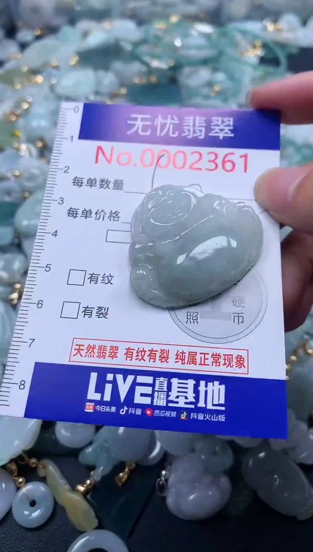 翡翠未镶嵌吊坠(不含链)2361