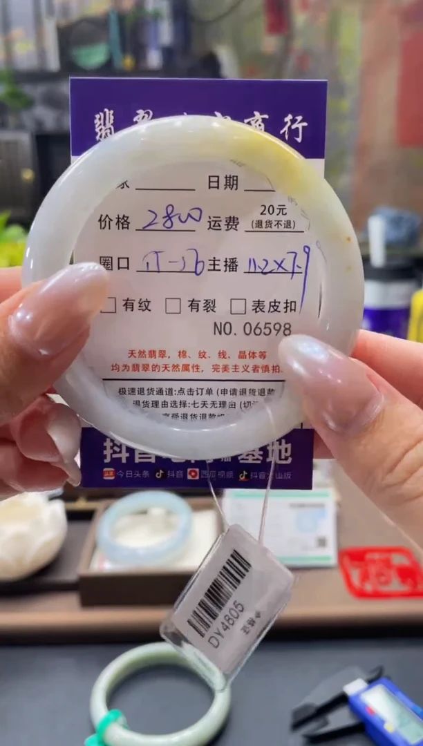 未镶嵌手镯翡翠6598****