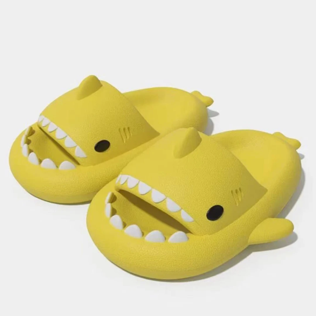 瑕疵微瑕鲨鱼拖儿童成人EVA踩屎感拖鞋